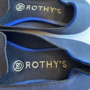 ROTHY'S Blue Original Weave The Loafer Round Toe Slip On Flat Size 7.5